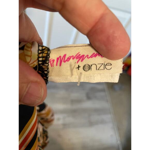 Free People Movement + ONZIE Floral and Geometric print Biker shorts S/M - Picture 6 of 11